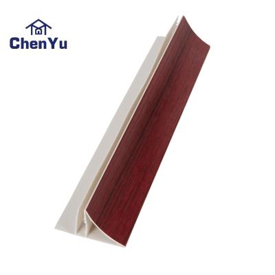 China pvc ceiling wall panel accessories corner mould t grid cornice cornisa C H U A Jointer wall angle for sale