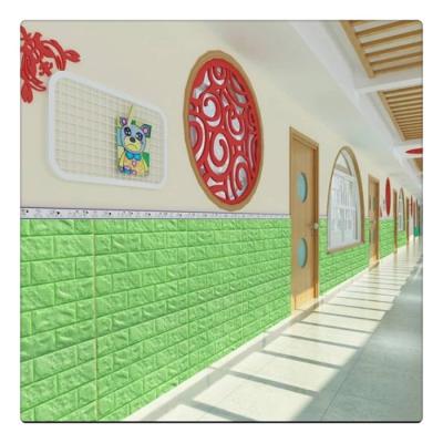 China 3d Foam Wall Sticker 2020 3D Brick Wallpaper Self Adhesive For Home Decor XPE Foam Wall Sticker for sale