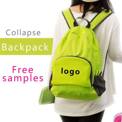 China Wholesale Cheap Collapsible Waterproof Folding Shoulder Backpack Increasing Sports Latest Students Unique Personalized Schoolbag Custom for sale