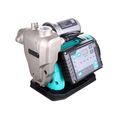 China Single Phase High Self-priming Pump 220v High Flow 750 Stainless Steel Domestic Booster Pump for sale