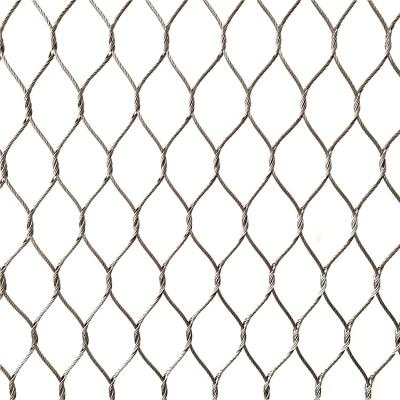 China High quality long life webnet 316stainless steel wire rope mesh frames for sale