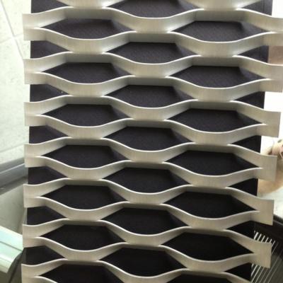 China Plain Weave Aluminum Laser Cut Perforated Metal Mesh For Fashionable Door for sale