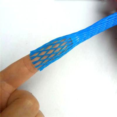 China Flexible Plastic Mesh Sleeve Tube Netting For Heavy Rocks for sale