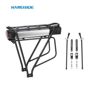 China Aluminum Rear Battery Lithium 36V 13Ah Electric Bike Akku/Escooter Ebike Rack Electric Bicycle Battery for sale