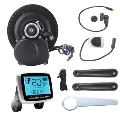 China Hot Selling 2021 Electric Bike Mid Drive Motor TSDZ2 36V 250W 350W Ebike Kit With VLCD5 Display for sale