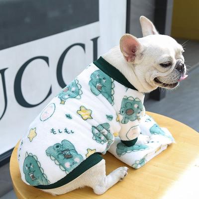 China Cute Pet Cat Puppy Clothes Cartoon Bear Dog Cat Sweater Clothing Winter Warm Plush Costume For Small Dogs Cats Equipment Vest Ropa Perro for sale