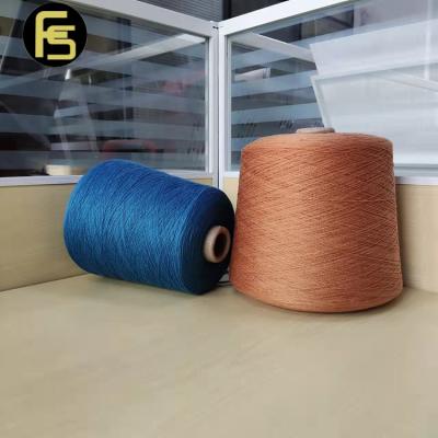 China Antistatic Knitting Yarn Blended 10% Cotton 20% Nylon Silk Yarn 2/48 NM 70% For Knitting for sale