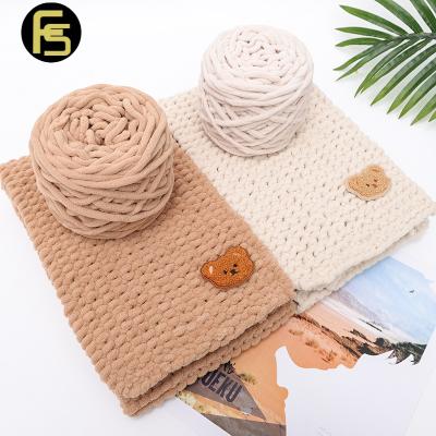 China 76 Color 8 Strands Anti-Static Lovers 160g Cotton Yarns D I Y Hand Knitting Baby Toy Doll Sweater Hat Scarf Polyester Knitting Yarn for sale