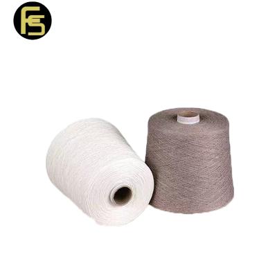 China Wholesale High Quality Undyed Pure Cashmere Sweater Yarn Moisture-absorbent Yarn For Machine Knitting for sale