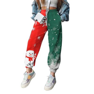 China Christmas QUICK DRY Women Stack Cargo Pant Joggers Track Pants Two Piece Pants Set Women 2021 for sale