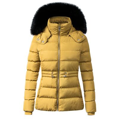 China 2020 Fashion Women's Jackets Coat Down Fur Hood Down Parka Puffer Jacket For Women for sale