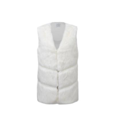 China 2018 Winter White Women Breathable Wholesale High Quality Custom Fur Vest Made In China for sale