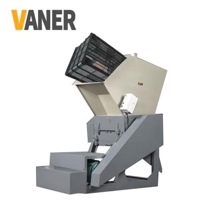 China Hotels VANER Small Small Plastic Recycling Machine 180-600kg/h Plastic Shredder for sale