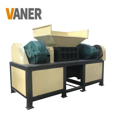 China High Quality Double Shaft Shredder Machine VANER 2020 Factory Supplied Double Shaft Shredder Machine for sale