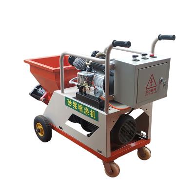 China Spray small mortar screw mortar sprayer wall cement plaster spray china plastering machine price in india for sale