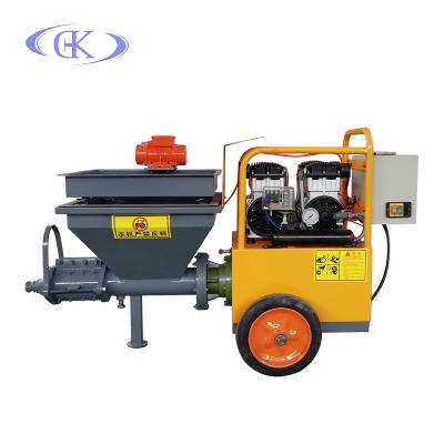 China Oil Painting And Small Size Type Cement Screw Mortar Primer Spray Machine for sale