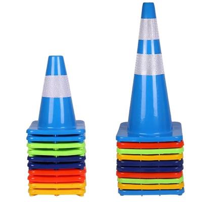 China Hot Sale PVC Reflective Road Safety PVC Traffic Cones for sale