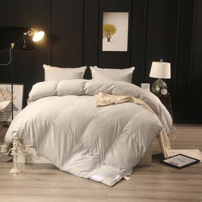 China 2022 Customs Wholesale Natual Foldable Color Duck Goose Down Comforter Comforter Bedding Sets for sale