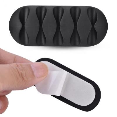 China GCG 10 Cable Organizer Silicone USB Holder Wrapping Universal Cable Ties Durable for sale