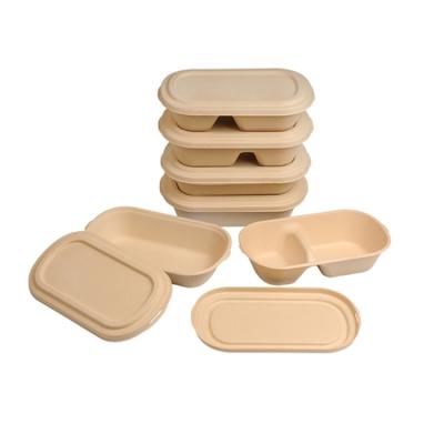 China GCG Durable Biodegradable Food Container Disposable To Go Lunch Box Take Out Box for sale