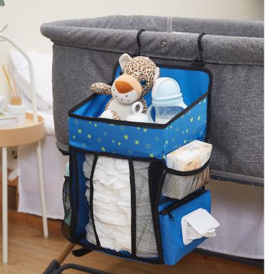 China Folding Hanging Diaper Organizer For Changing Table And Crib , Diaper Stacker for sale