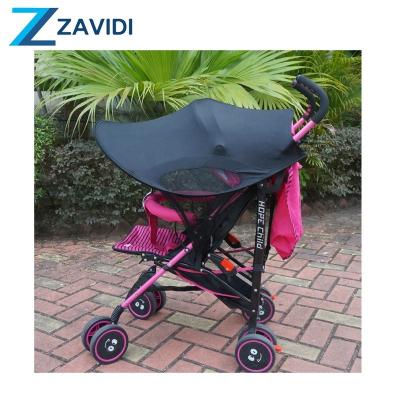 China NEW Super HOT UV Light Convenient Zipper Black UV Resistant Stroller Sun Proof Shade for sale