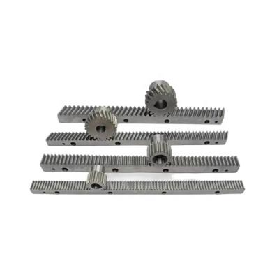 China Machinery Repair Shops Best Type High Precision CNC Machining Stainless Steel Metal Gear Racks Starter Pinion for sale