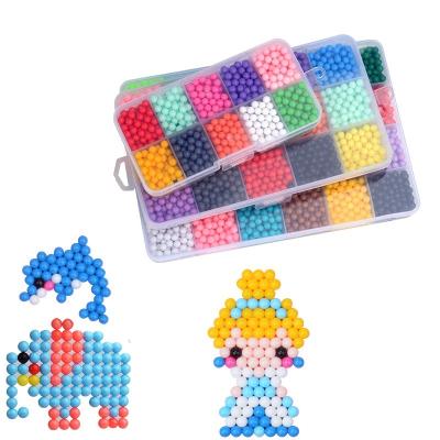 China DIY Eco-friendly Material Magic Fuse Beads Educational Toys Kit 5mm Colorful Perler Fuse Beads Toys Hama Beads Kit for sale