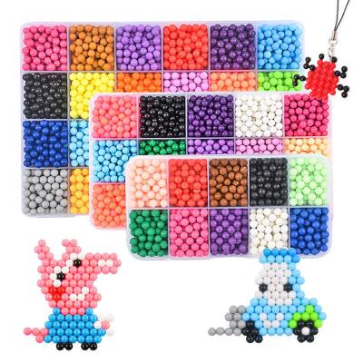 China Hot Sale Educational Puzzle Toy Eco-friendly Material 5mm Fuse Beads Animal Plastic Water Fused Beads Kit For Kids for sale