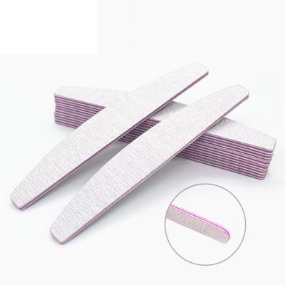 China Eco-Friendly Custom Printed Nail Files Personalized 100/180 Abrasive Zebra Gray Nail File for sale