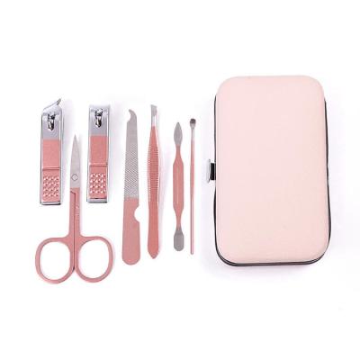 China Daily Nail Care Tools Beauty Manicure Tool Kit Stainless Steel Nail Clippers Tools Pedicure And Manicure Set for sale