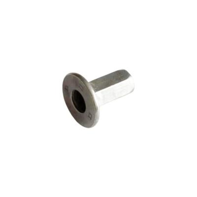 China Heavy industry factory custom high quality galvanized flat head knurling rivet blind nut for sale