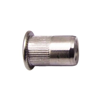 China Heavy Industry Custom Flat Head Large Countersunk Rivet Blind Nut With Vertical Bands M6 M8 Rivet Nut for sale