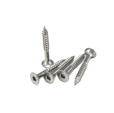 China Pan Head SS 304 316 80mm 90mm Bugle Head Hex Head Deck Screws For Galvanized Pressure Treated Wood , Batten Screws For Timber for sale