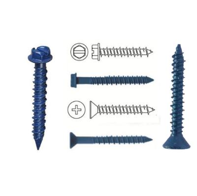 China Professiona Flat Head Manufacture Stainless Steel Cheap Flat Head Hex Screw Thread Custom Concrete Nails for sale