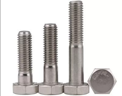 China Carbon Steel Half Thread SS304 SS316 Stainless Steel Hex Head Screw High Holding Power DIN931 for sale