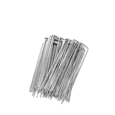 China Carbon Steel Appropriate Prices Good Quality PVC Black Zinc Fixed Accessories U Type Clip Pin Nail Tips for sale