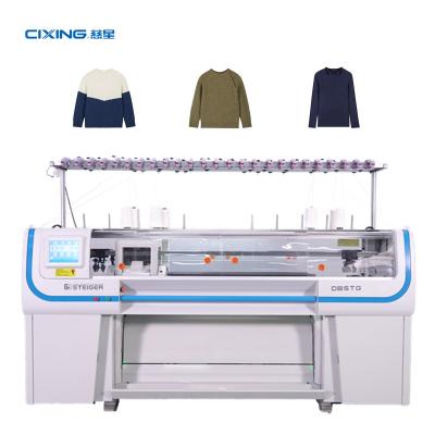 China CIXING automatic flat textile flat sweater knitting machine knitting machine with 2 systems for sale