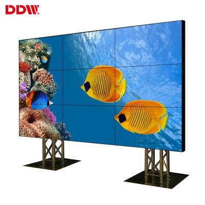 China Conference Room Seamless Video Wall , Wall Mounted Video Wall 500 Nits for sale