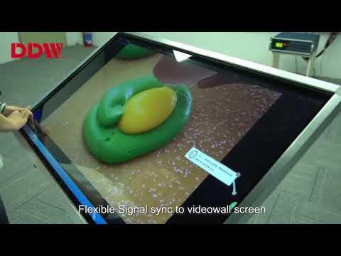 S Shape Touch Screen Kiosk