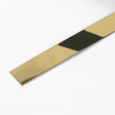 China Modern Tile Stainless Steel Wall Corner Guard Bar Black Titanium Bumper Corner Tirm for sale