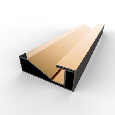 China Malaysia Modern Hot Selling High Quality Stainless Steel Skirting Board With Light Skirting Base Board for sale