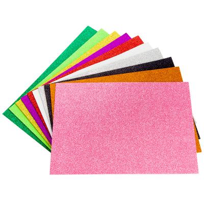 China Paper Sponge EVA Foam Paper , Kindergarten DIY Craft Europe Glitter Paper for sale