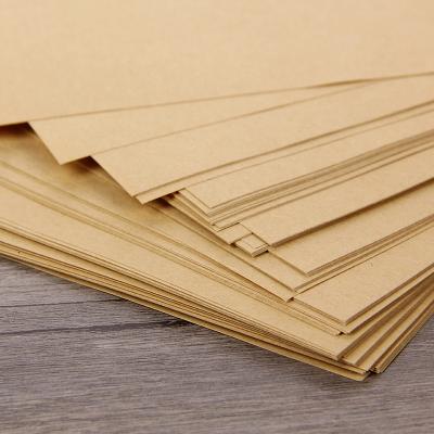 China Anti Curl Pulp A4 Brown Virgin Kraft Paper For Making Gift Boxes for sale