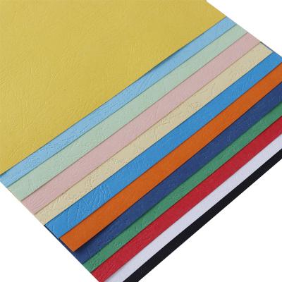 China Office Printing A3 A4 Size Color Grain Paper Book Binding Leather Cover Cardboard for sale