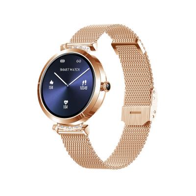 China Touch Screen 2022 NY22 new 1.09inch ladies smart watch with health heart rate waterproof smartwatch women pk H2 for sale