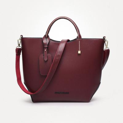 China Lady China Factory Hot Sale Designer PU Leather Handbag Ladies for sale