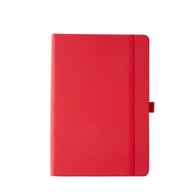 China Wholesale Custom Hardcover Planners and Notebooks PU Diary Hardcover Gift A5 Leather Hard Cover Notebook with Elastic Band for sale