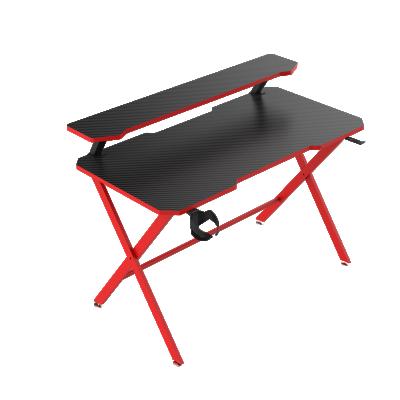 China (Other) Best Selling Multifunctional Adjustable Gaming Computer Desk Black Gaming Table PC Desk for sale