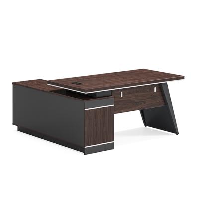 China High Quality Modern Luxury Extendable Office Furniture Desk Executive Wooden Table for sale